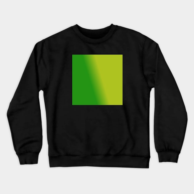 Green Gradient Color Crewneck Sweatshirt by BlackMeme94